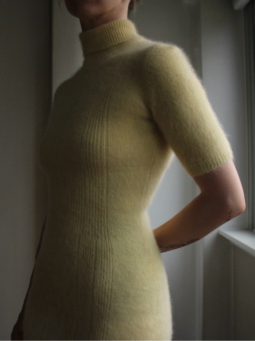 1960's Jonathan Logan Angora Blend Knit Dress